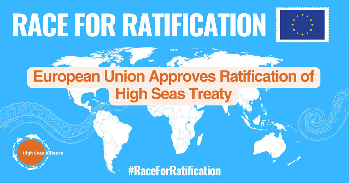 European Union Approves Ratification of High Seas Treaty