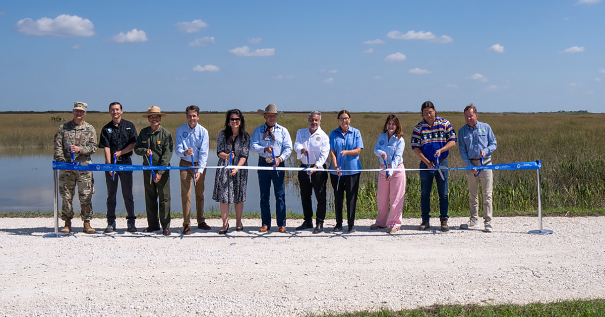 SFWMD Celebrates Ribbon Cutting to Support Everglades Restoration and Mitigate Flooding