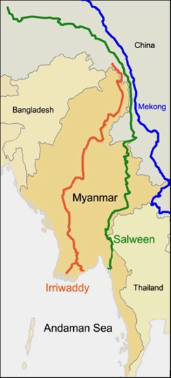 EMBED 1 irriwaddy salween map