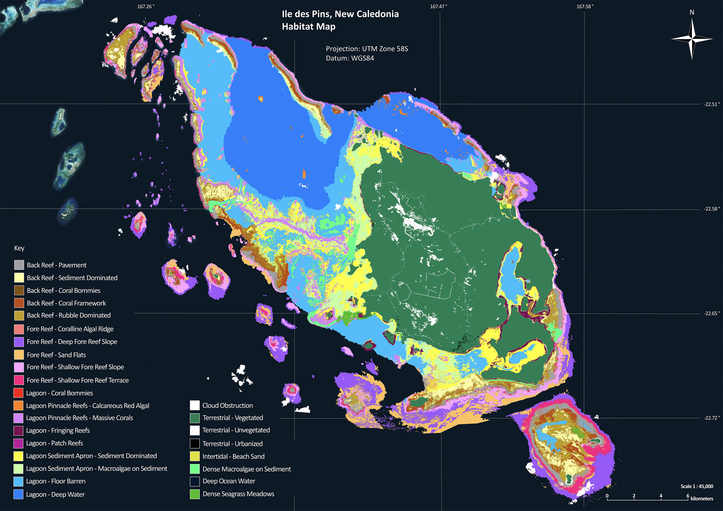 The Global Reef Expedition resulted in the creation of 65,000 square kilometers of high-resolution coral reef habitat maps —or about one-fifth of the world’s coral reefs.