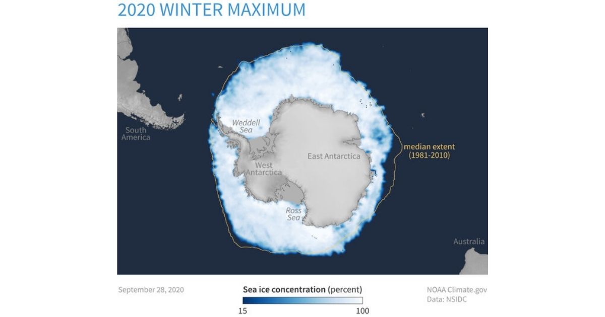 A Regime Shift in Seasonal Total Antarctic Sea Ice Extent in the Twentieth Century