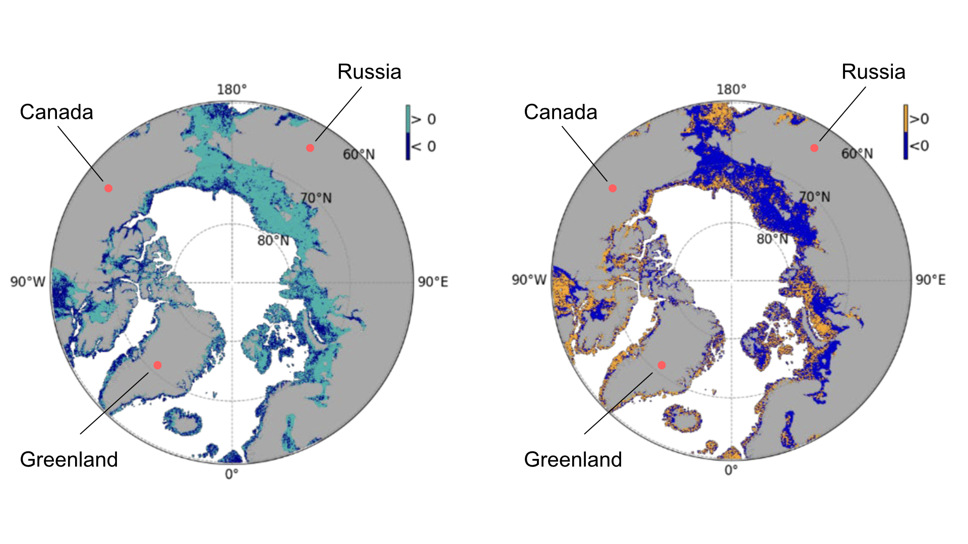 arctic perspective map